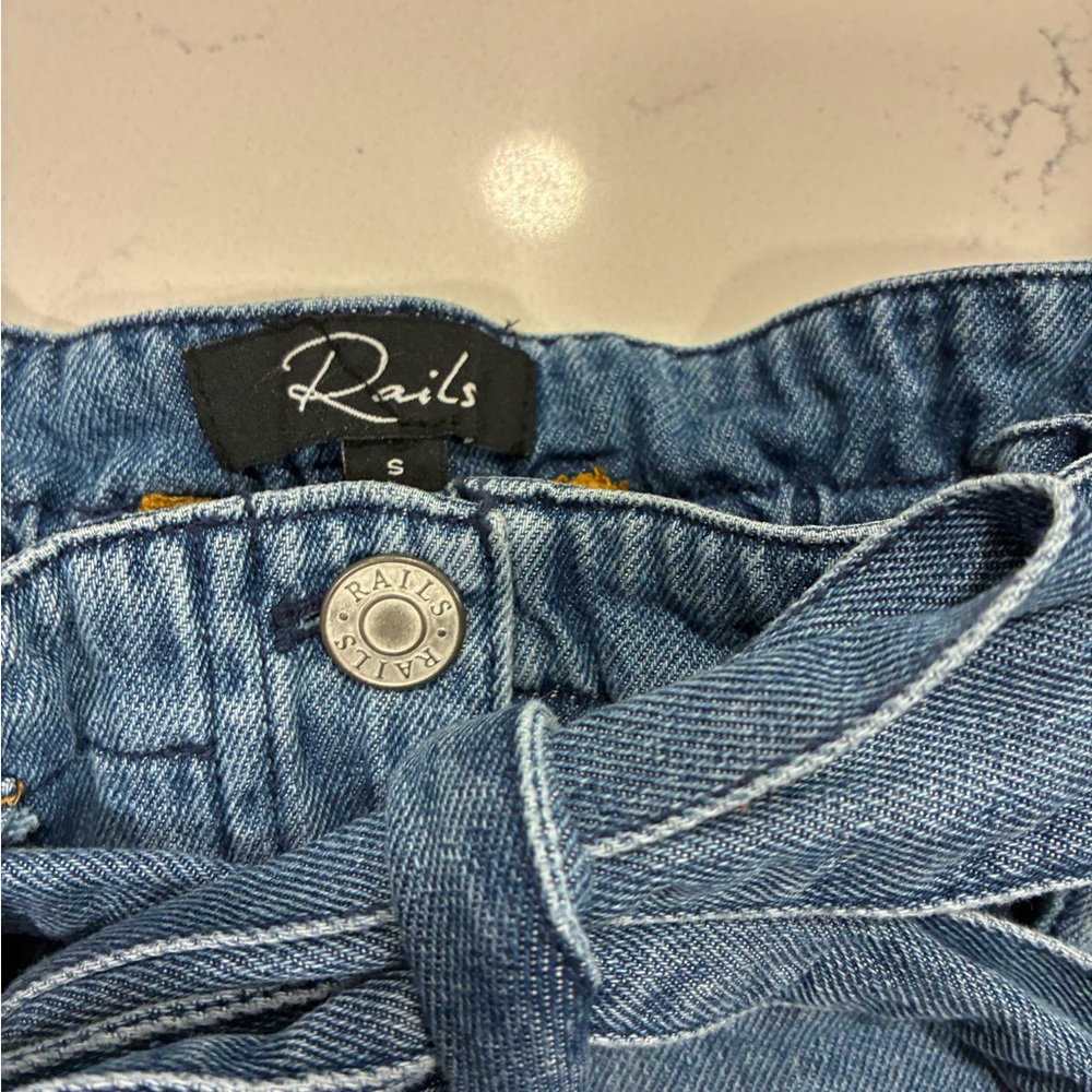 Rails Blue Denim Shorts